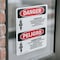 Signmission Asbestos Cancer Lung Disease Bilingual Danger Sign, Vinyl Decal, 7in W x 10in L, 2PK OS-2PACK-DS-D-710-VS-1033 - alternate 3